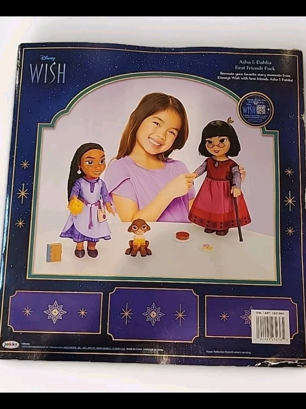 Disney Wish Sasha & Dahlia Doll Pack - Purple, Pink, Yellow